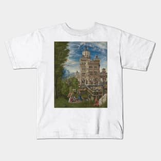 Susanna in the Bath and the Stoning of the Elders by Albrecht Altdorfer Kids T-Shirt